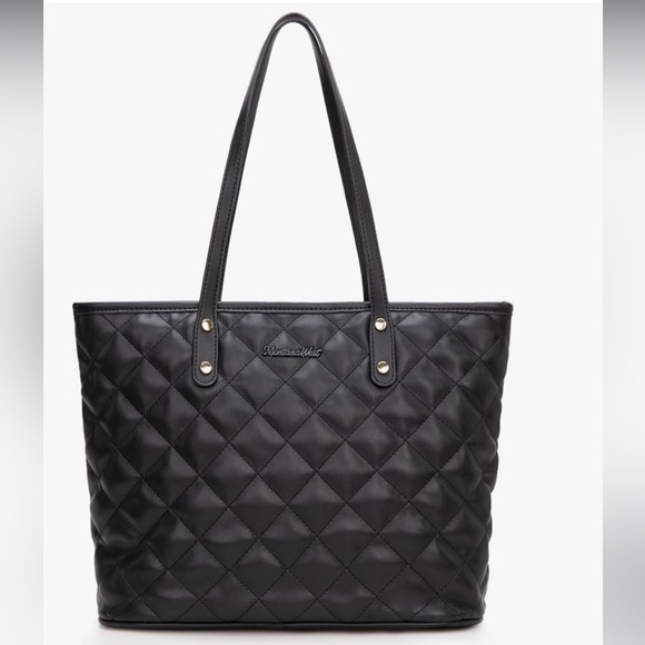 Vera Bradley Handbags - 🆕 Montana West Quilted Tote Bag for Women Large Shoulder Bag